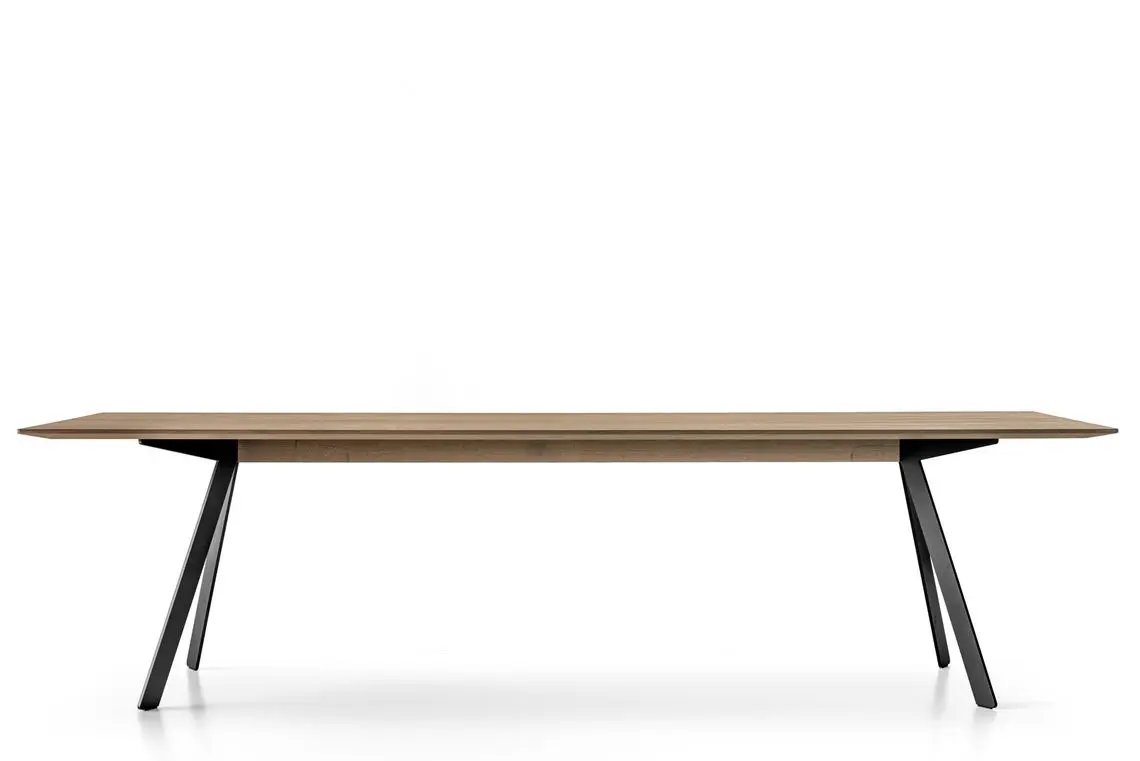 Esstisch Barra von Girsberger Asteiche, gedämpft, grau geölt ca. 240x100x75cm