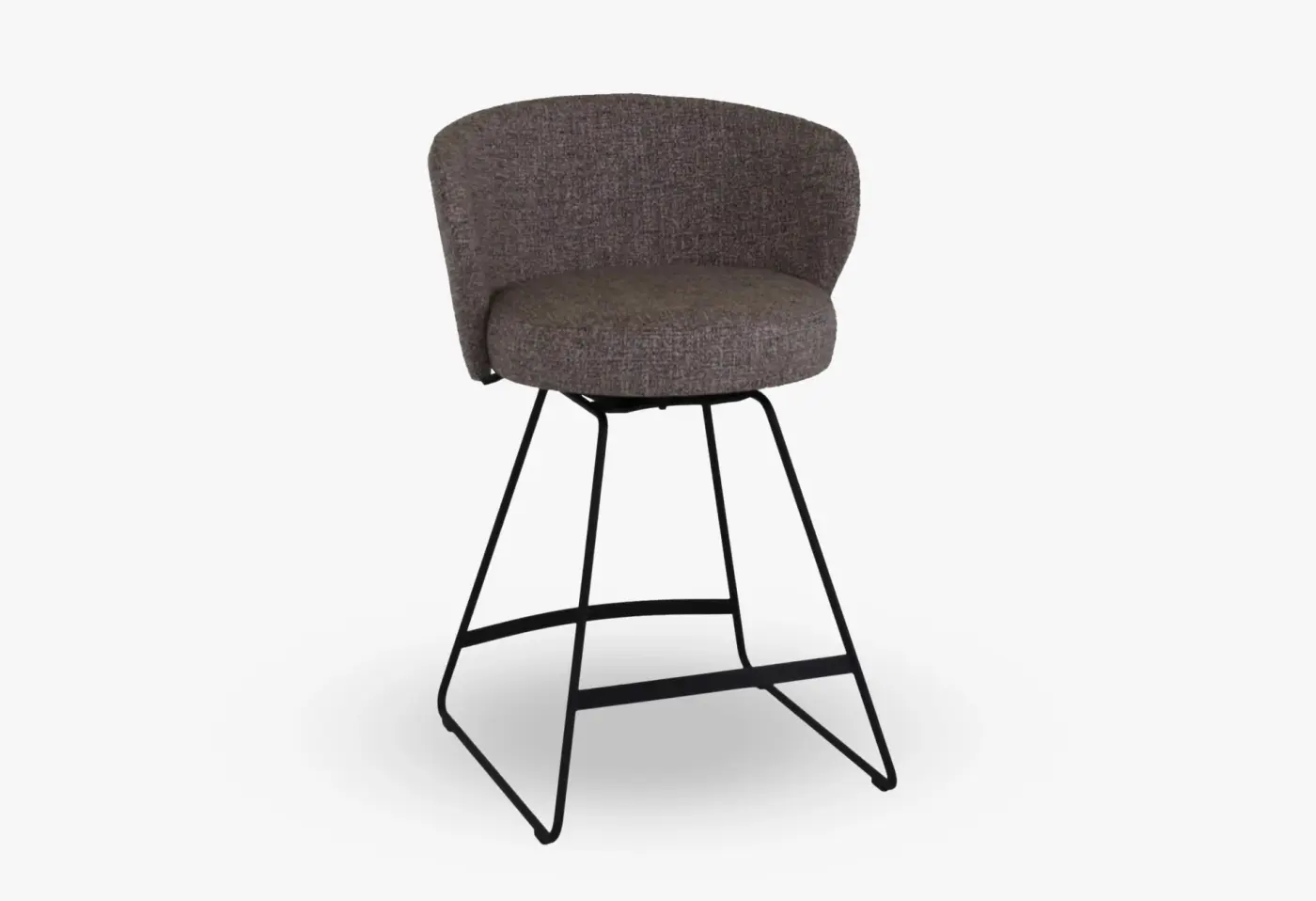 Barstuhl Sienna Sandbeige von Schöner Wohnen Stoff ca. 56x86x54cm