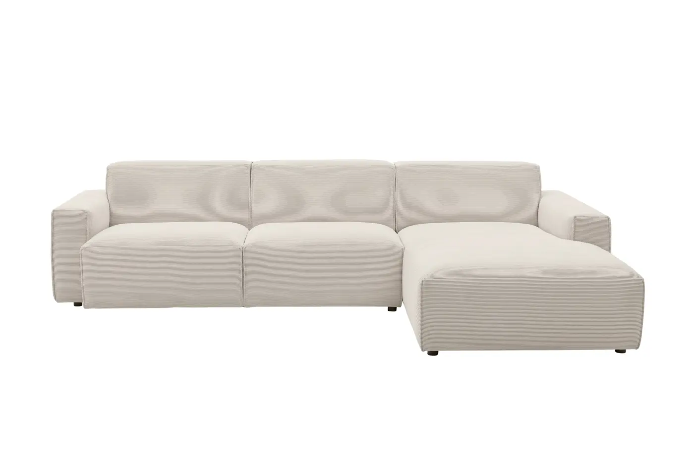 Polstergarnitur Roomio No. 4100 Weiss von Roomio Stoff Feincord ca. 285x189cm