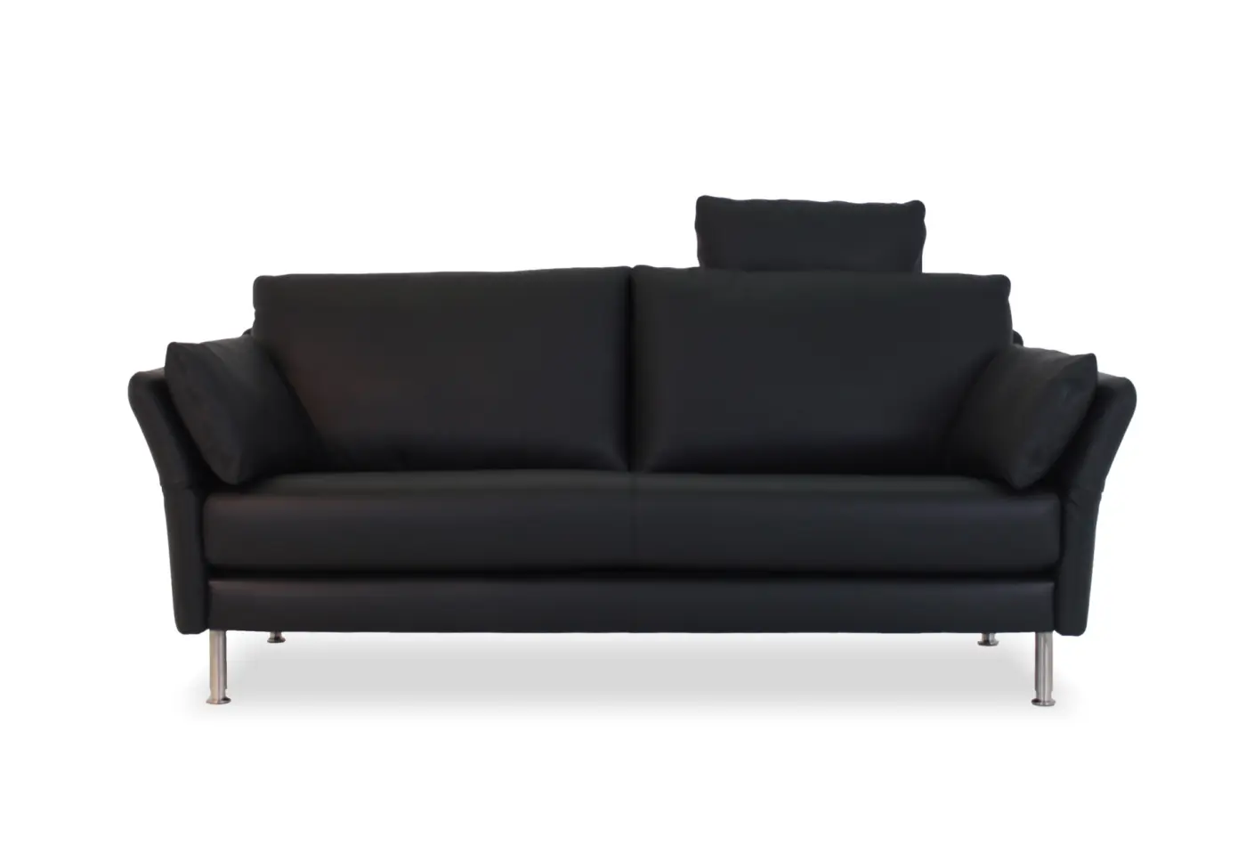 Sofa 2041 Campus Rancho schwarz L0771A von Intertime Leder ca. 191x85cm