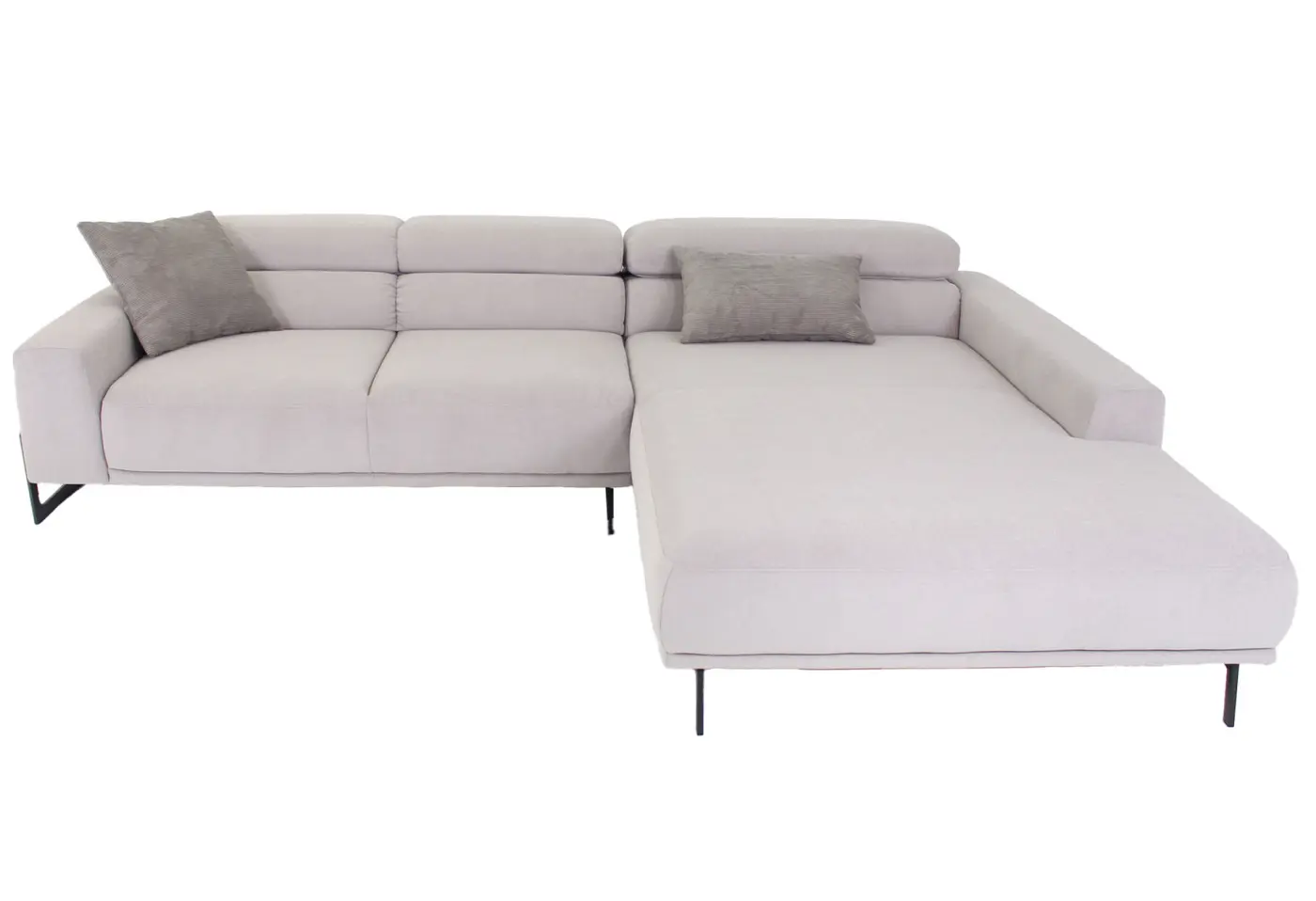 Polstergarnitur Tossa Easy Care light grey von Schöner Wohnen ca. 217x293cm