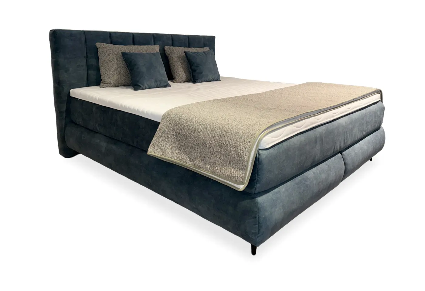 Boxspringbett Dreien Auri petrol 531009 ca. 180x200cm