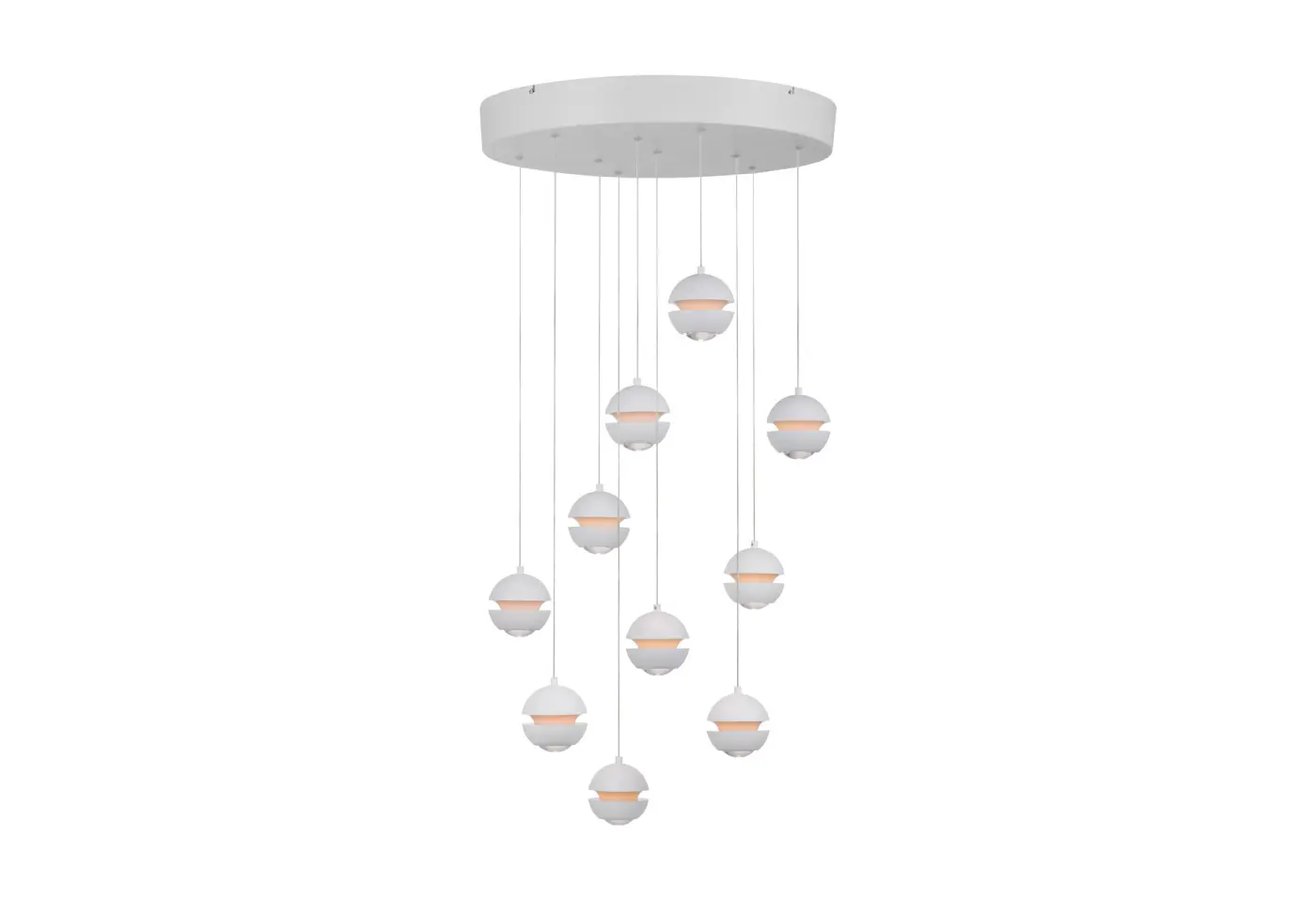 LED-Pendelleuchte Lini weiss von Schöner Wohnen ca. 55x220x55cm