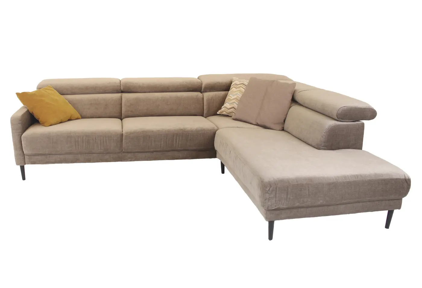 Polstergarnitur MR 4510 Braun von Musterring Stoff JAB 10020 / PG 1 ca. 220x270cm