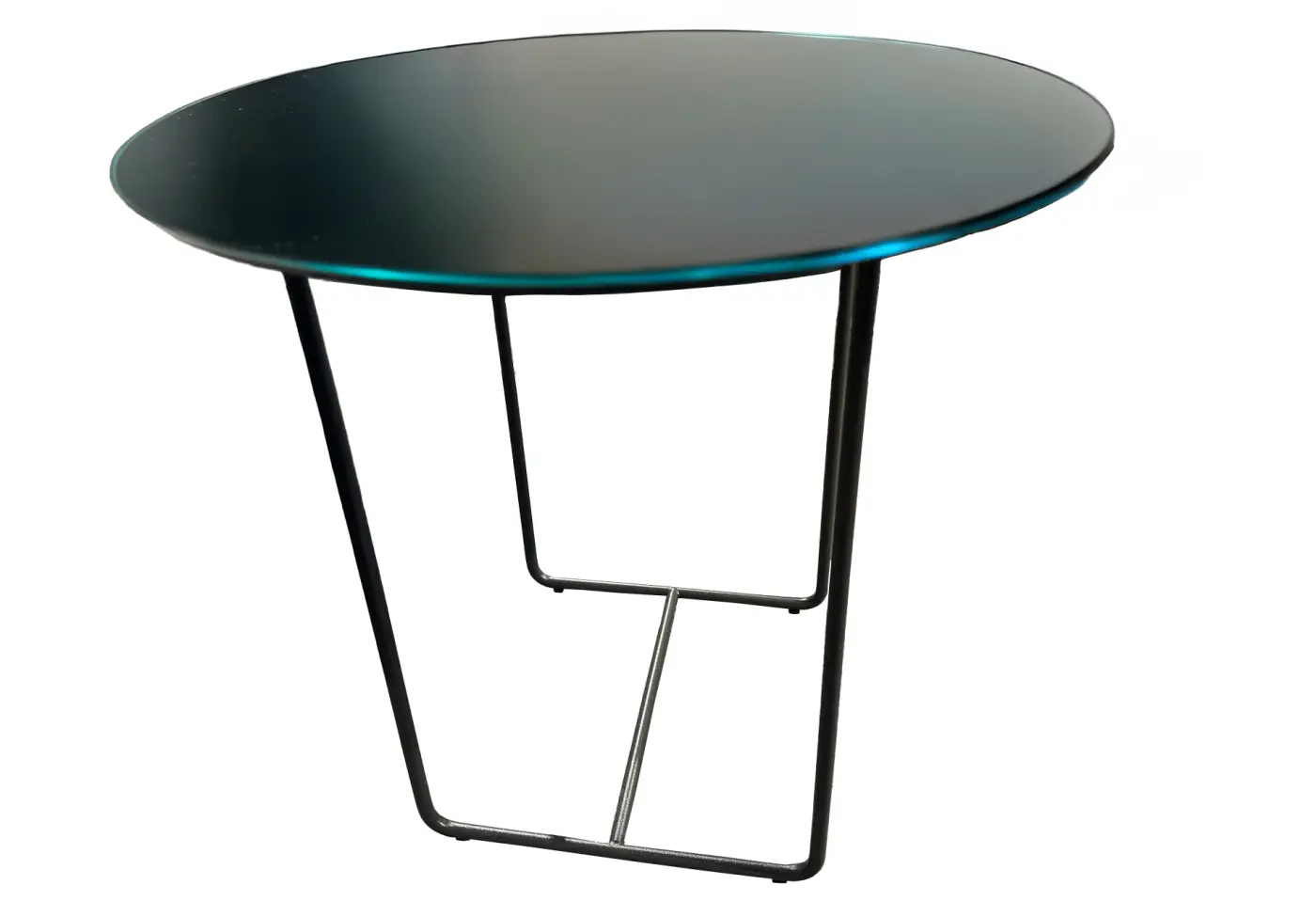 Beistelltisch Laura JR-T145 Schwarz von Jori Glas ca. 50x45cm