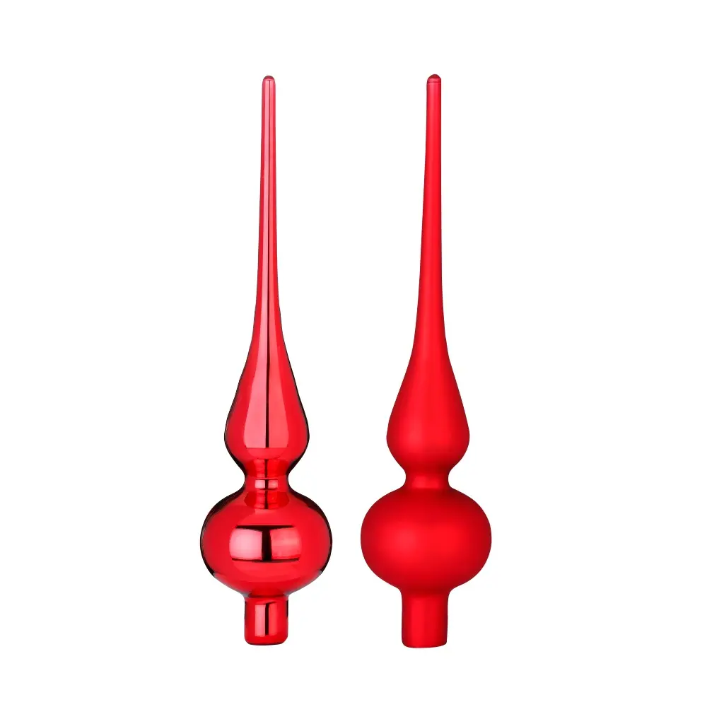 Spitze 26cm Merry red, Glas Spitze 26cm Merry red, Glas