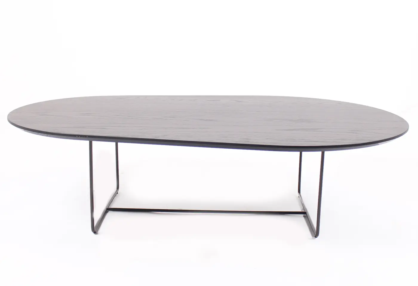 Couchtisch Laura JR-t145 von Jori Oval, Eiche massiv, geflammt ca. 130x35cm