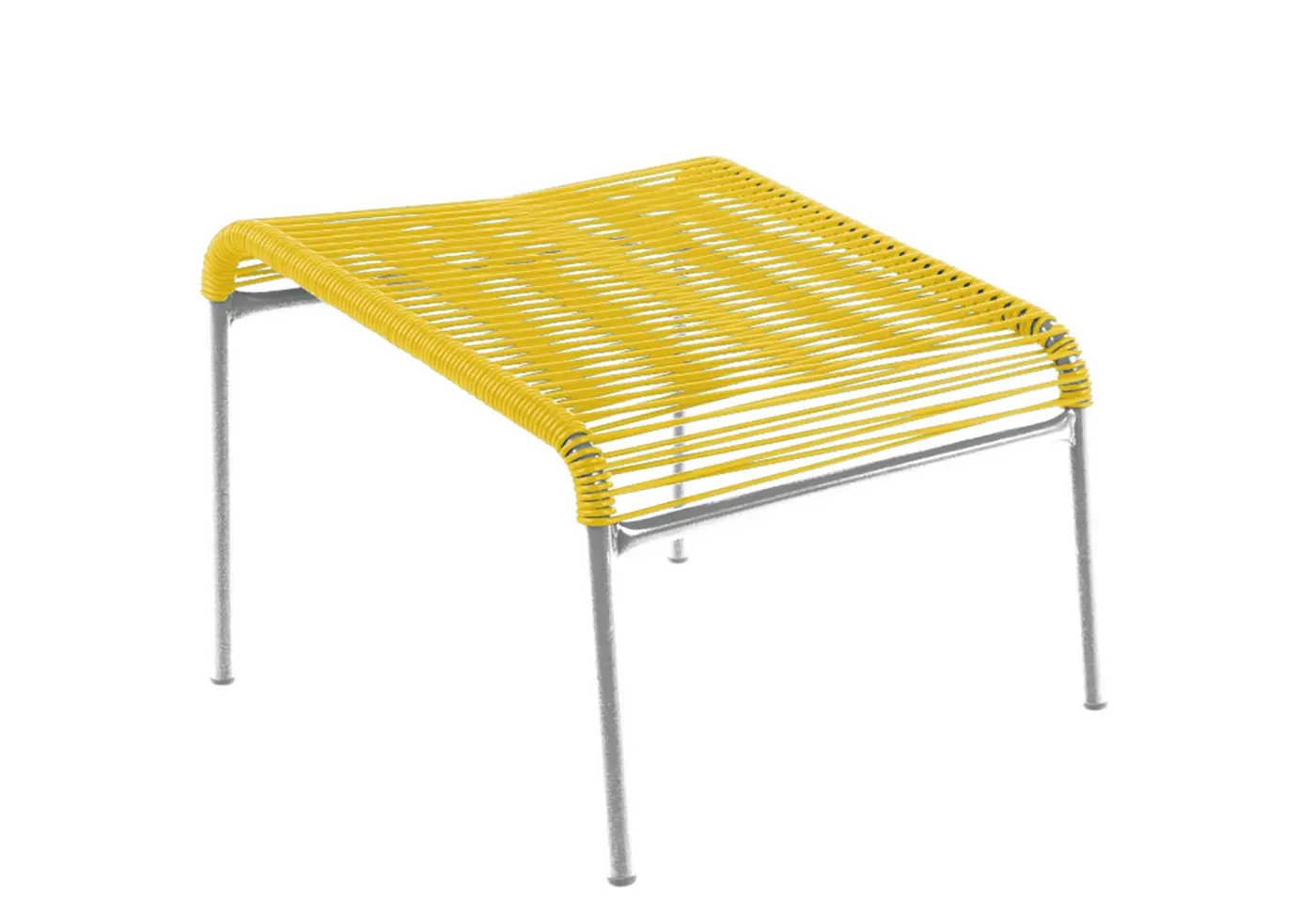 Spaghetti-Hocker Säntis Gelb von Schaffner Kunstoff