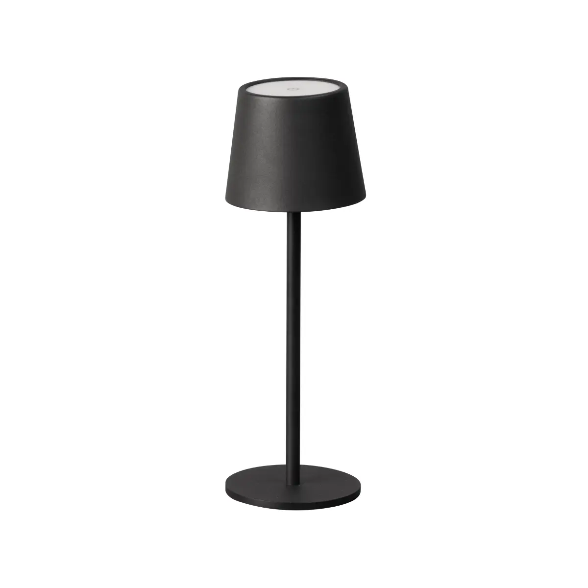Akku-Tischleuchte 22881.5 Sandschwarz Metall ca. 9x27,5cm