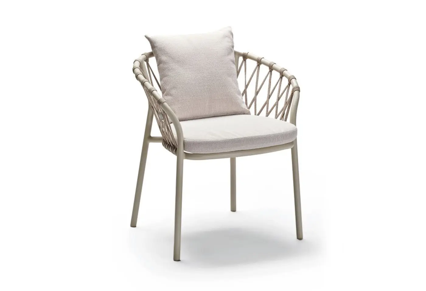 Sessel Klea Vanilla von Stern 100% Polypropylen Kordel ca. 62x69x79cm