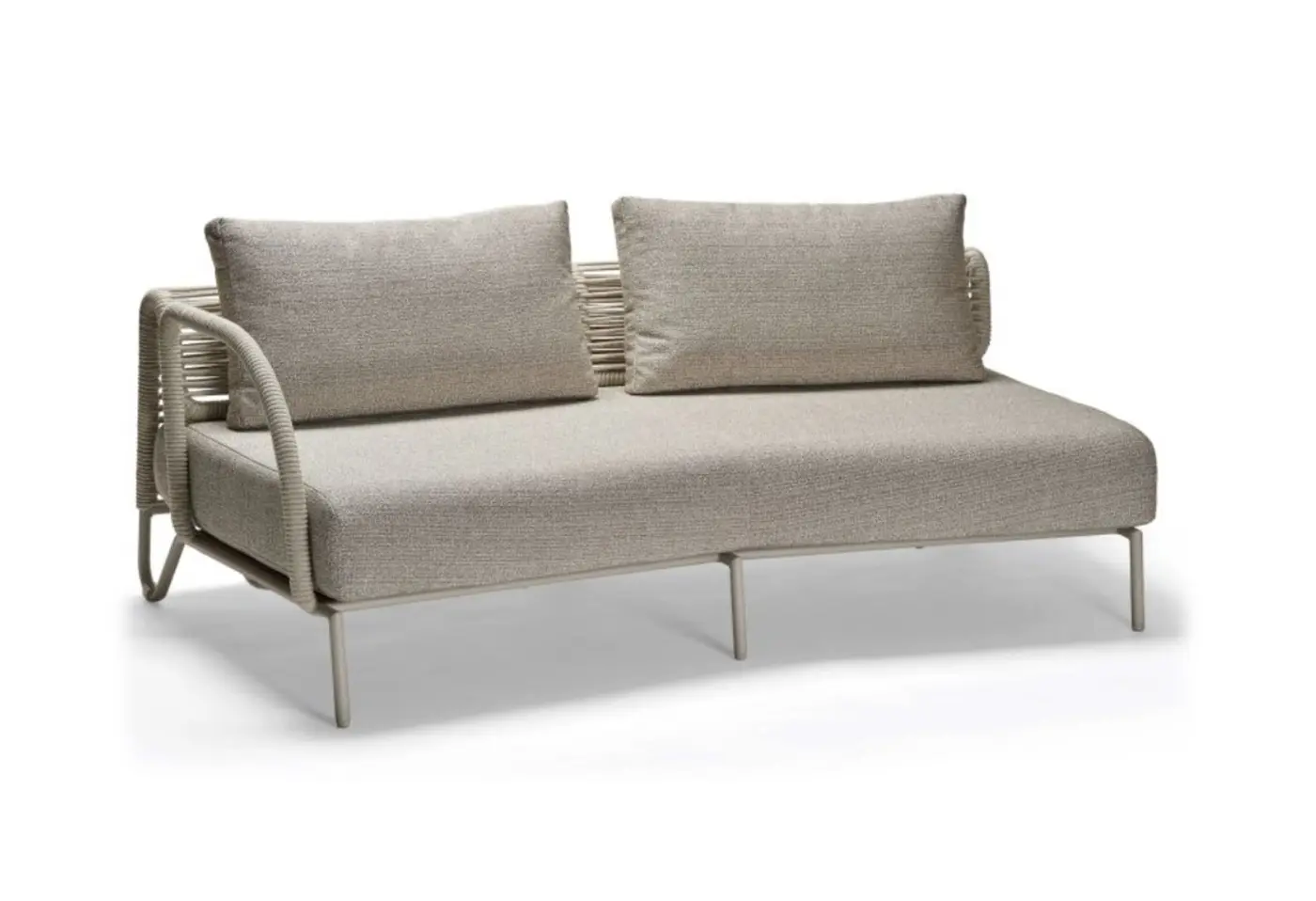 Lounge-Sofa Cai Kordel pearl von Stern Kissenset 68% Polyacryl 32% Polyester ca. 100x190x78cm
