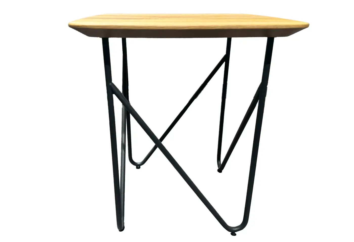 Couchtisch 15729 Eiche rustico hell geölt, furniert ca. 43x43x49cm