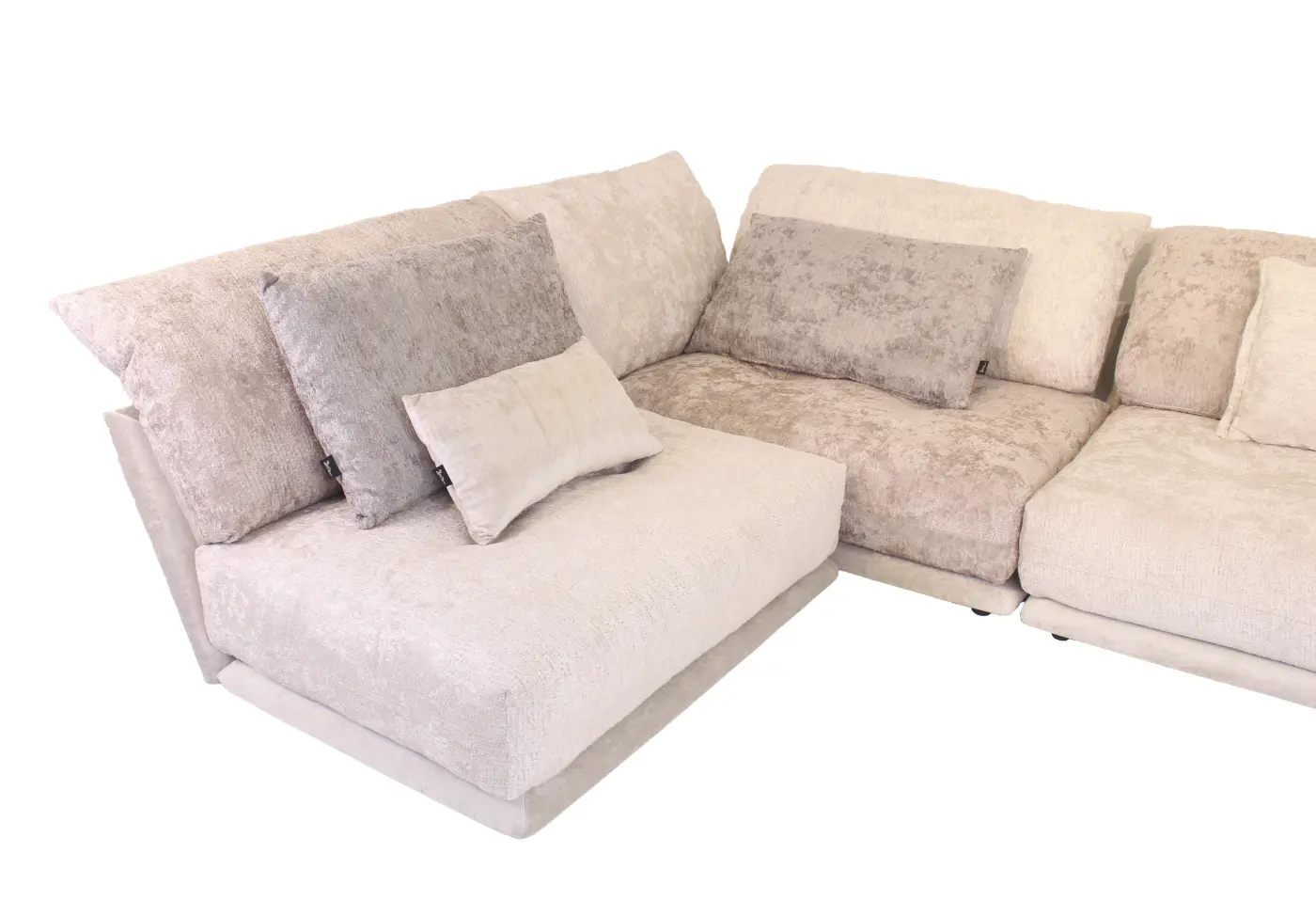 Polstergarnitur Esfera von Bretz Stoff 65 BOH06 Boheme Velvet moonlight ca. 336x256cm