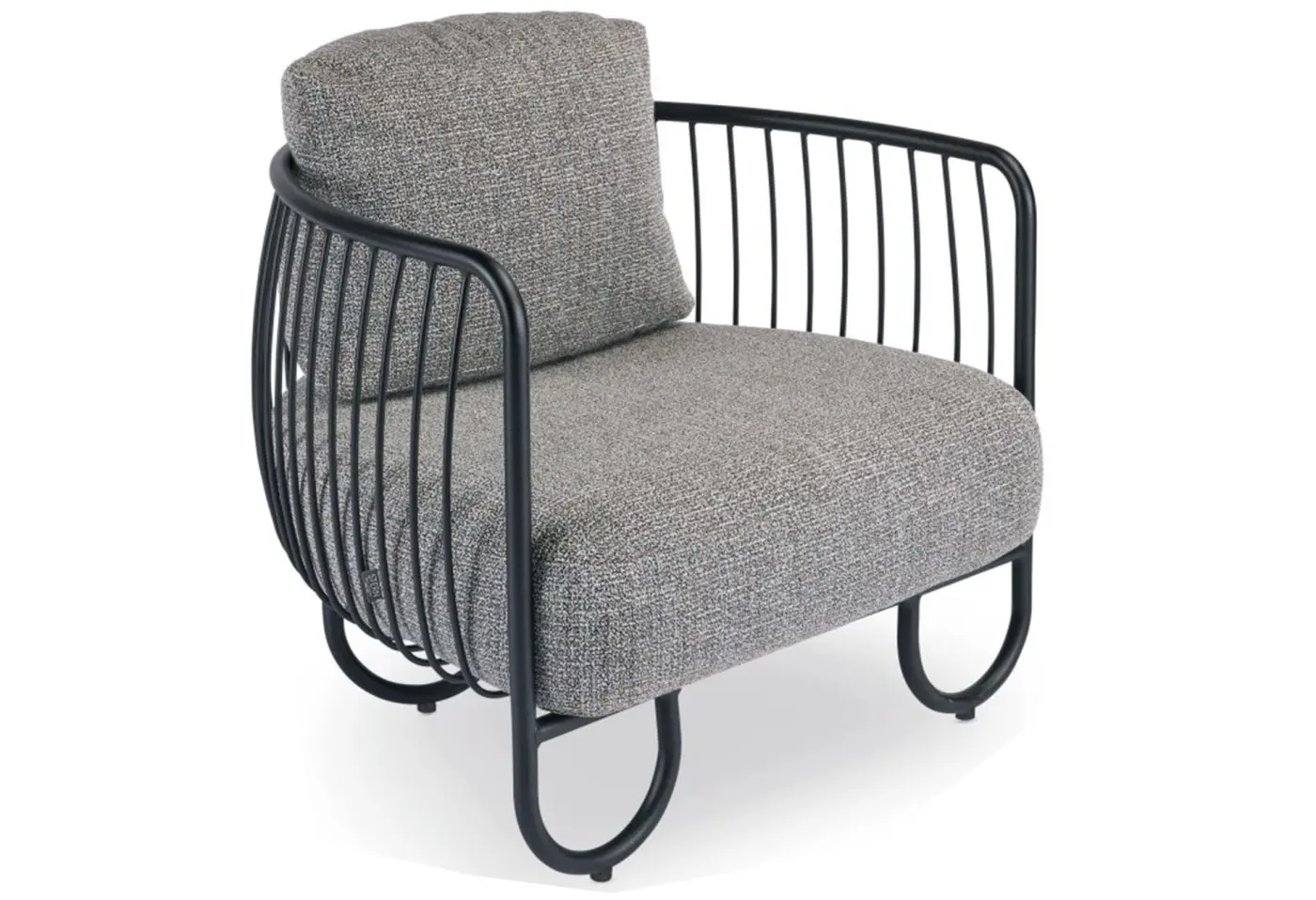 Lounge-Sessel 23881.. Grau Mèlange Wetterfest ca. 85x67x76cm