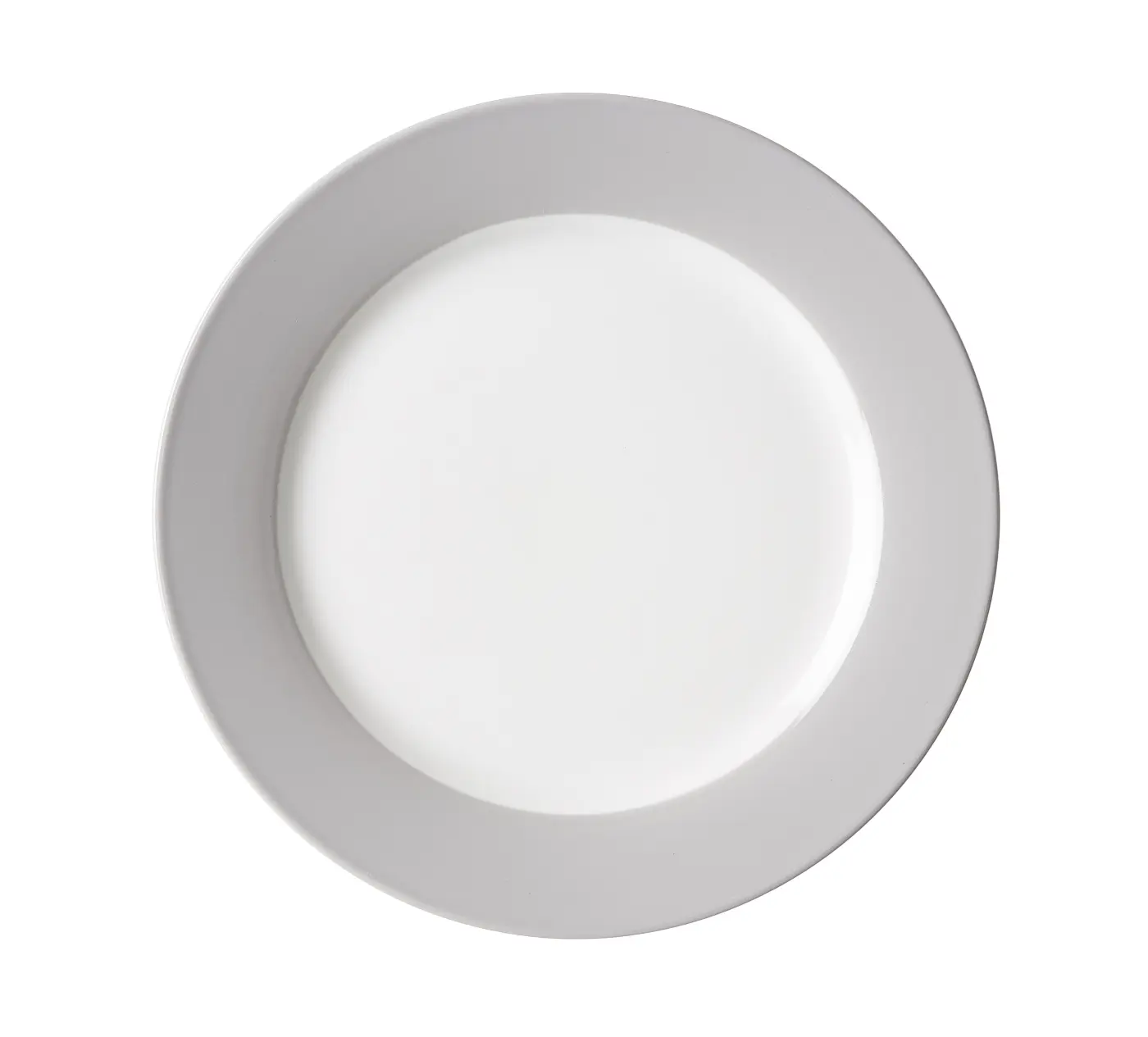 Teller fl./27 Doppio grau grau Porzellan ca. 27cm