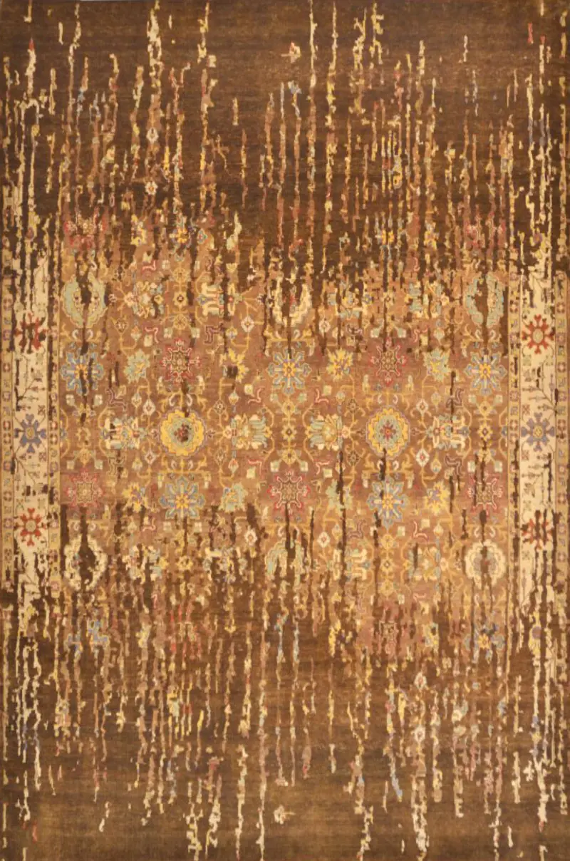 Teppich Negra Art 167510 von Negra Wolle mit Viskose ca. 302x247cm
