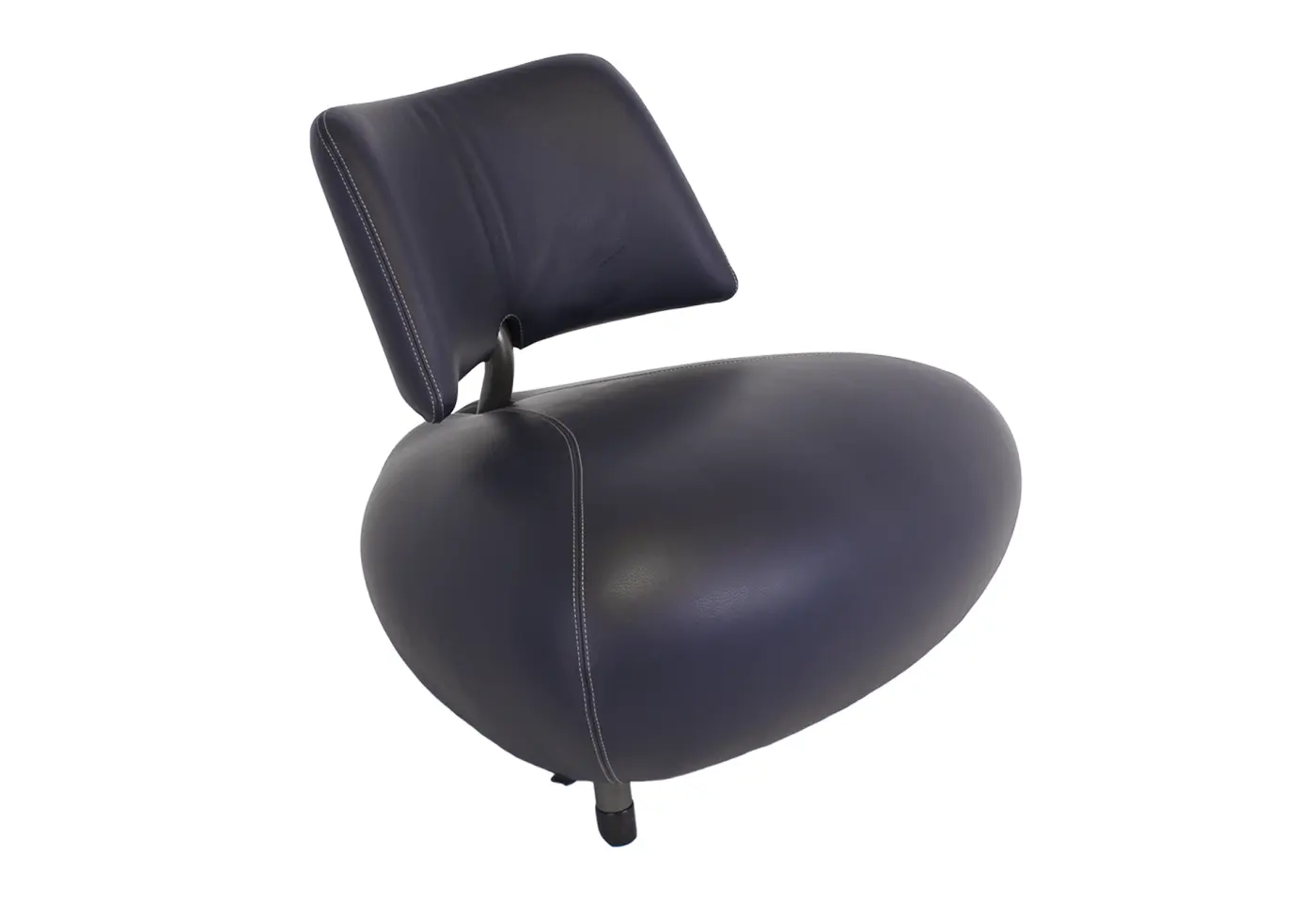 Sessel Pallone Senso 2000 Cobalt von Leolux Leder 51820 ca. 86x73x84cm