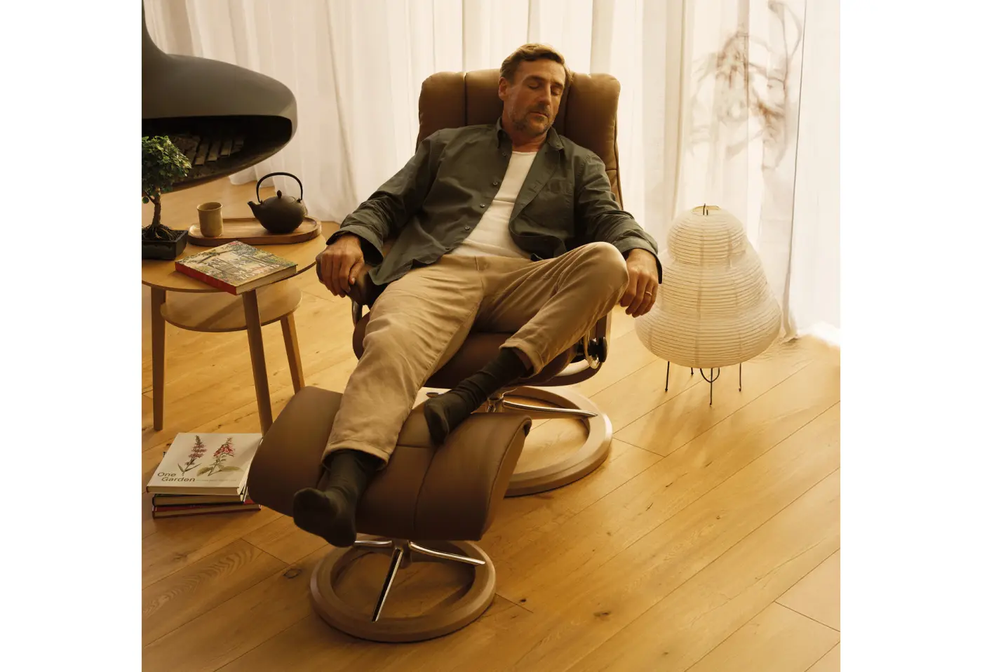 Ruhesessel Mayfair von Stressless Leder Batick