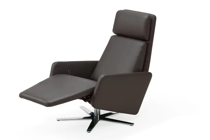 Hochlehner 1313 Nano von Intertime mit manueller Funktion Leder Santana moro ca. 70x112x84cm
