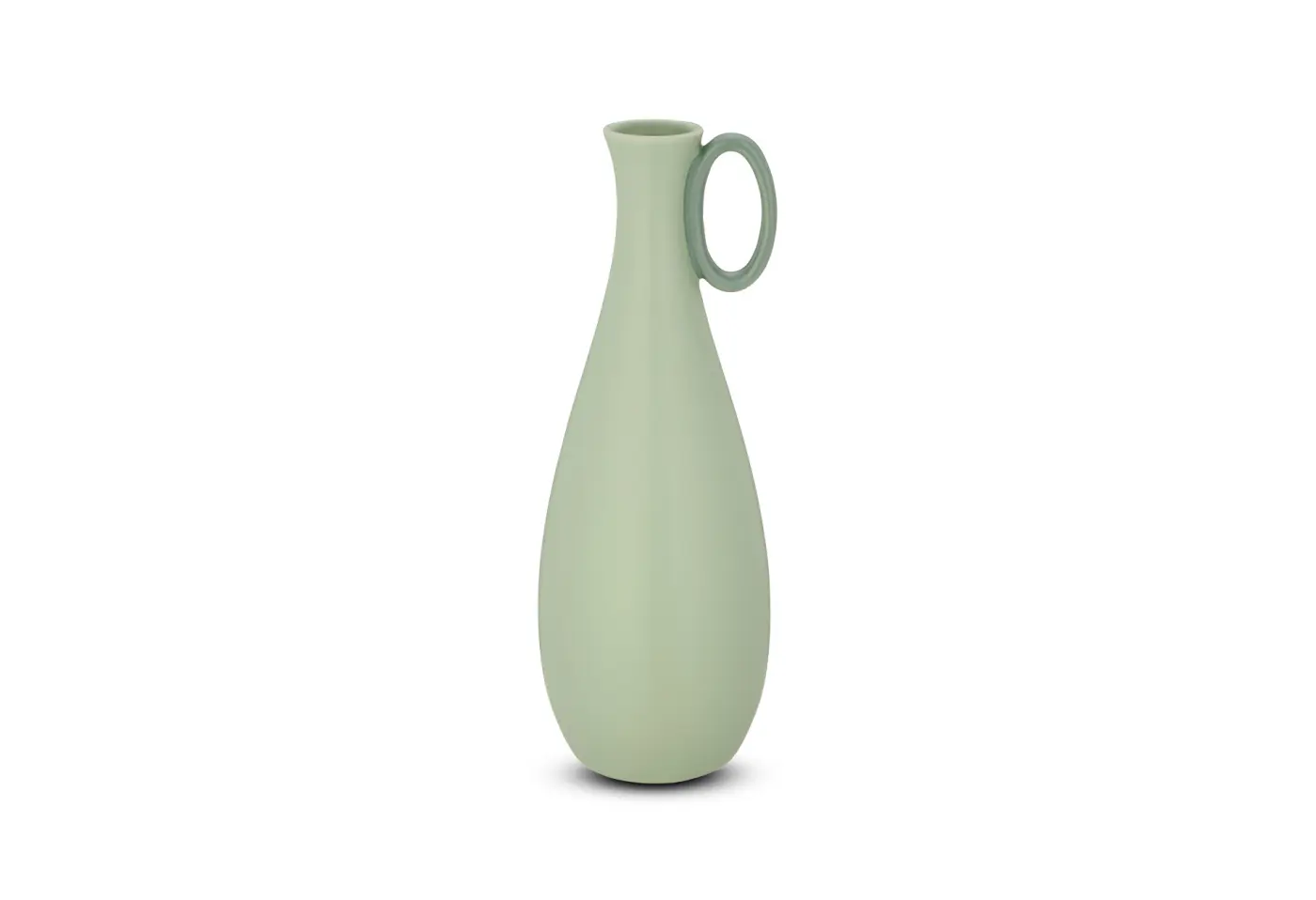 Vase 11x30cm Lepuro, jade, bauchig Jade 100% Baumwolle ca. 30x11cm