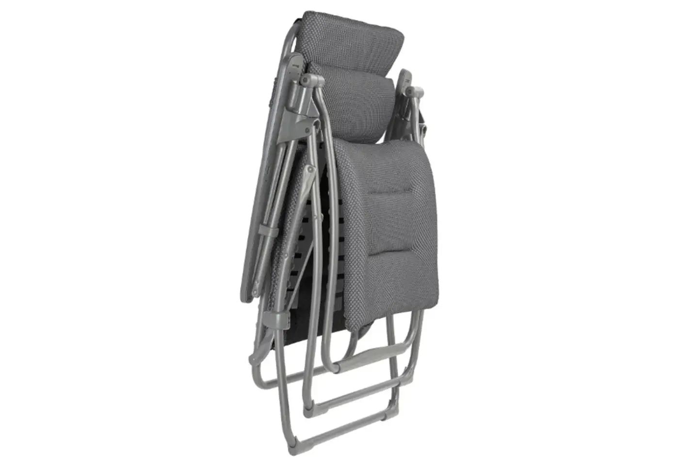 Liegestuhl Futura Bec Silver von Lafuma Outdoorstoff "Comfort" ca. 70x163x83cm