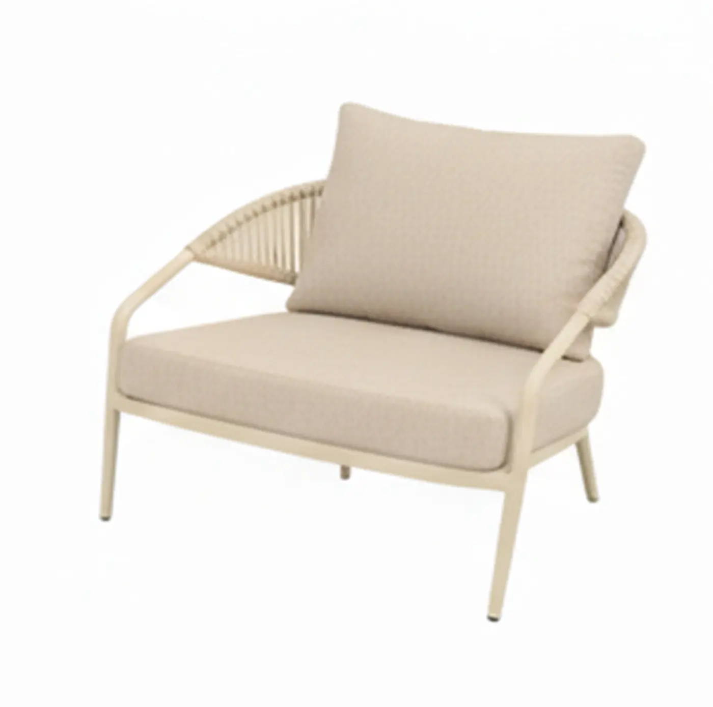 Sessel 24857.1 Cashmir Olefin Rückenlehne Acrylic-Rope