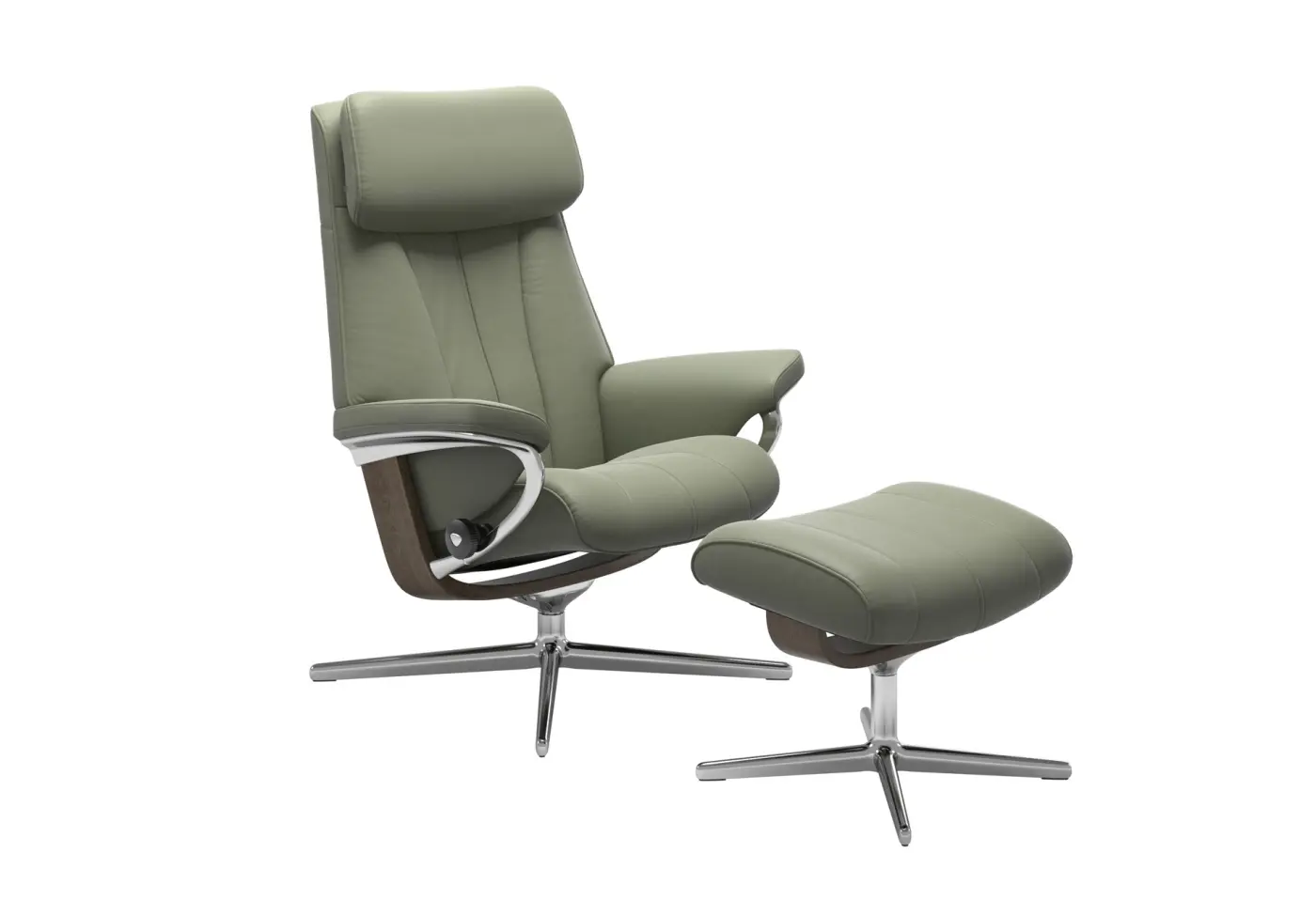 Ruhesessel Paul Paloma 96 Shadow Green von Stressless Leder ca. 82x79cm