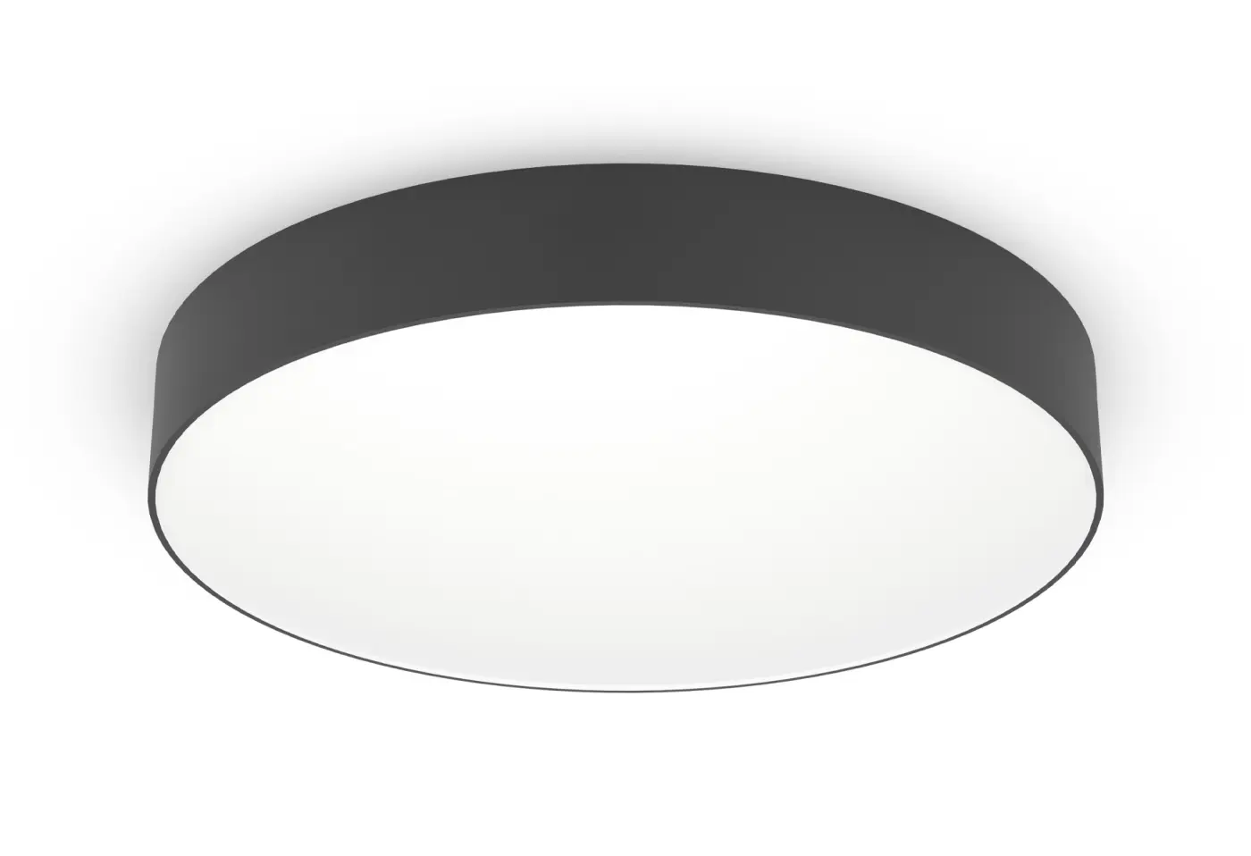 LED-Deckenlampen 24470.1 schwarz, weiss Kunststoff ca. 49x70cm