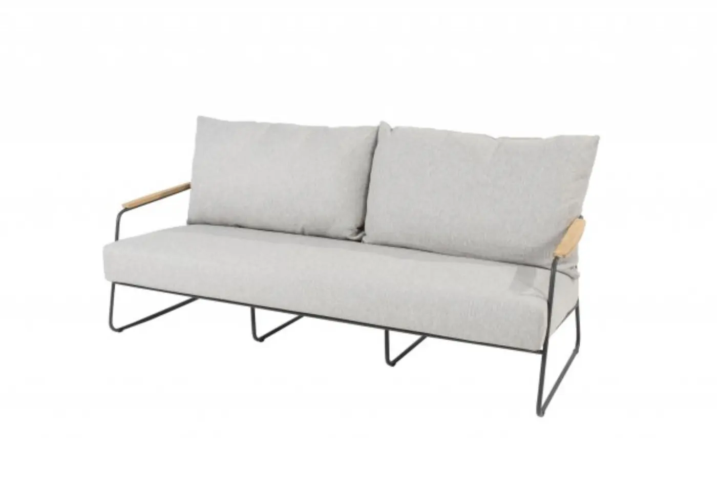 Sofa 20465.1 Cream Textile Cord ca. 189x83x84cm