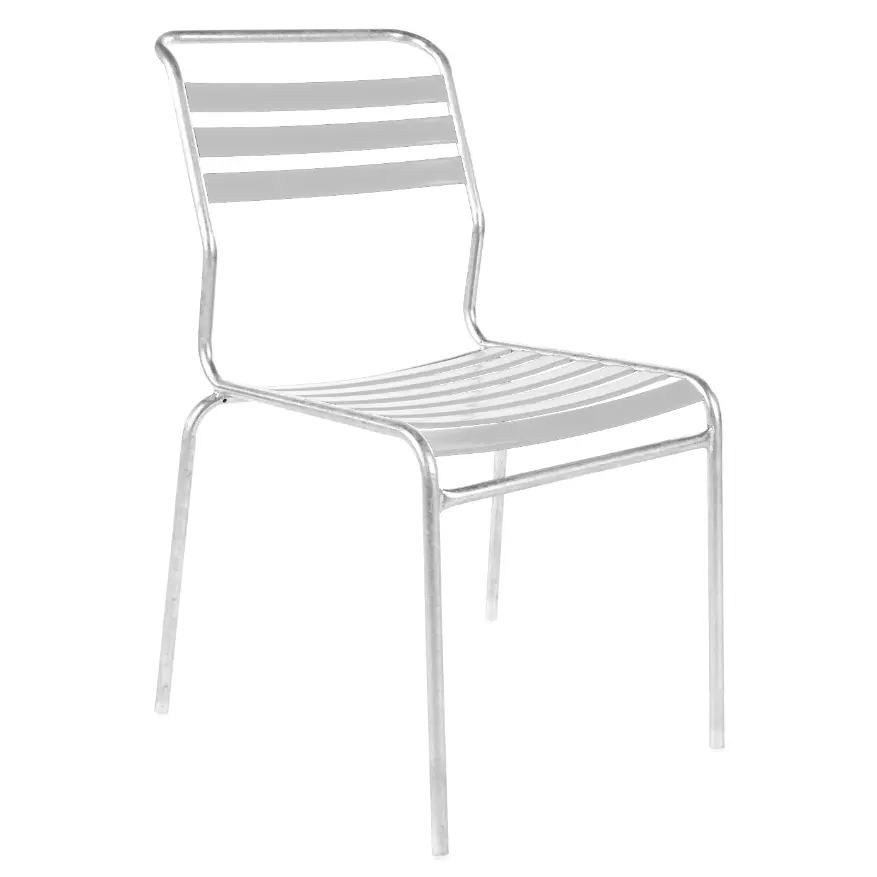 Lättlistuhl Säntis Weiss von Schaffner Kunststoff ca. 44x85x60cm