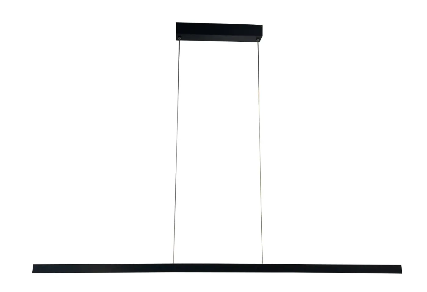 LED Pendelleuchte 15780.. Schwarz Aluminium, Kunststoff ca. 130x130cm
