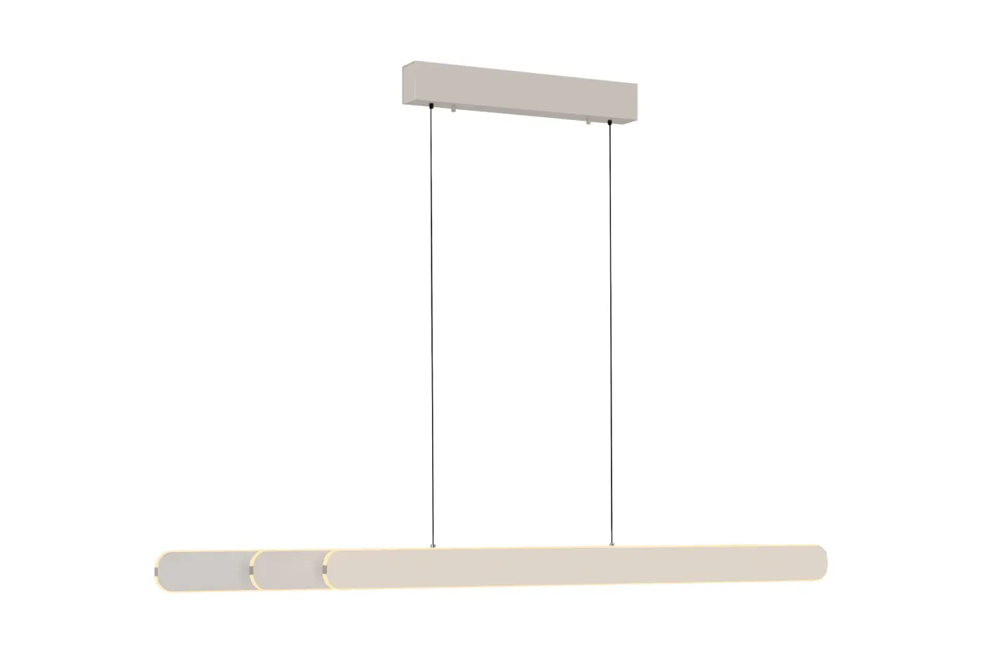 LED-Pendelleuchte Adriana round sandbrise von Schöner Wohnen ca. 5,5x180x160cm