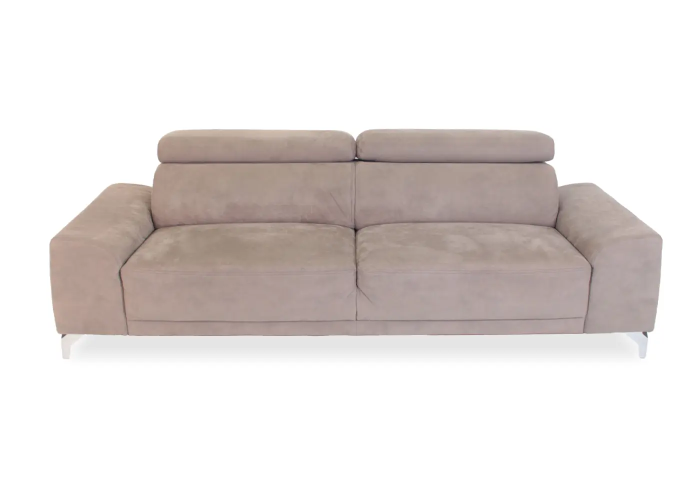 Sofa Lucens Deluxe Taupe Stoff ca. 242cm