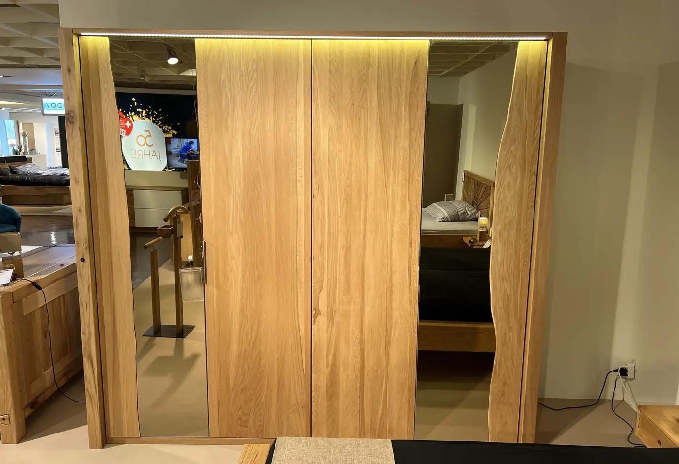 Drehtürenschrank Strella von Sprenger Sumpfeiche geölt ca. 240x218x64cm