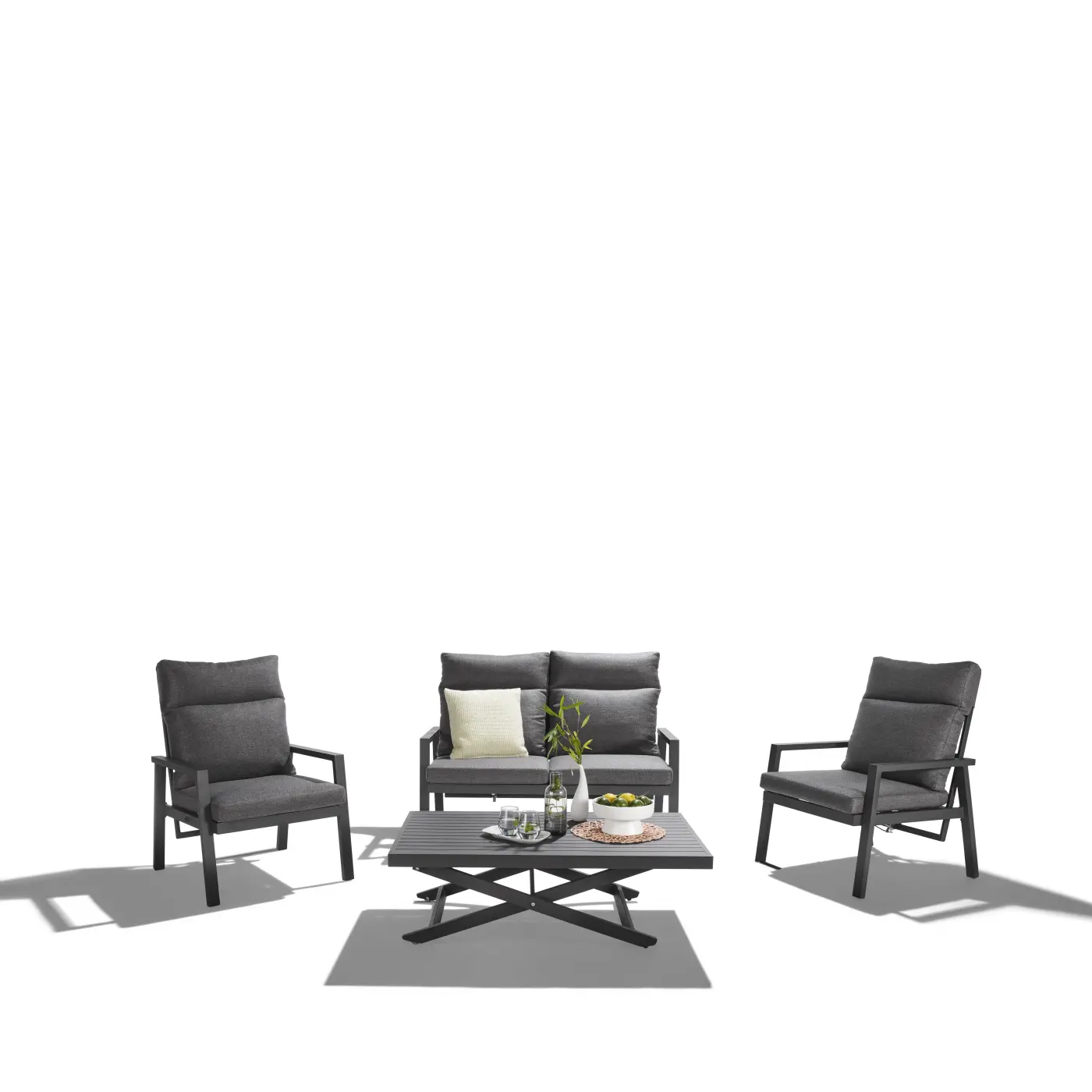 Lounge 24869.. Anthrazit 100 % Polypropylen Textilgewebe