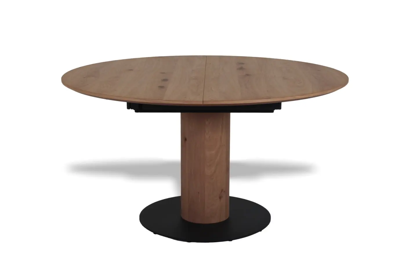 Esstisch 23692.. Wildeiche hell geölt furniert ca. 140x140x140x76cm