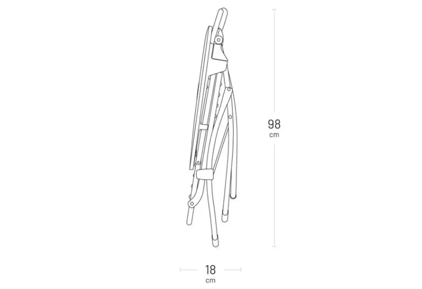 Liegestuhl Futura Bec Moka von Lafuma Becomfort (Outdoorstoff) ca. 71x88cm