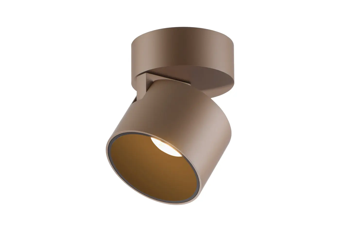LED-Deckenleuchte Pure Cup bronce von Neuhaus Pure ca. 13,7x9,5x16x13,7cm