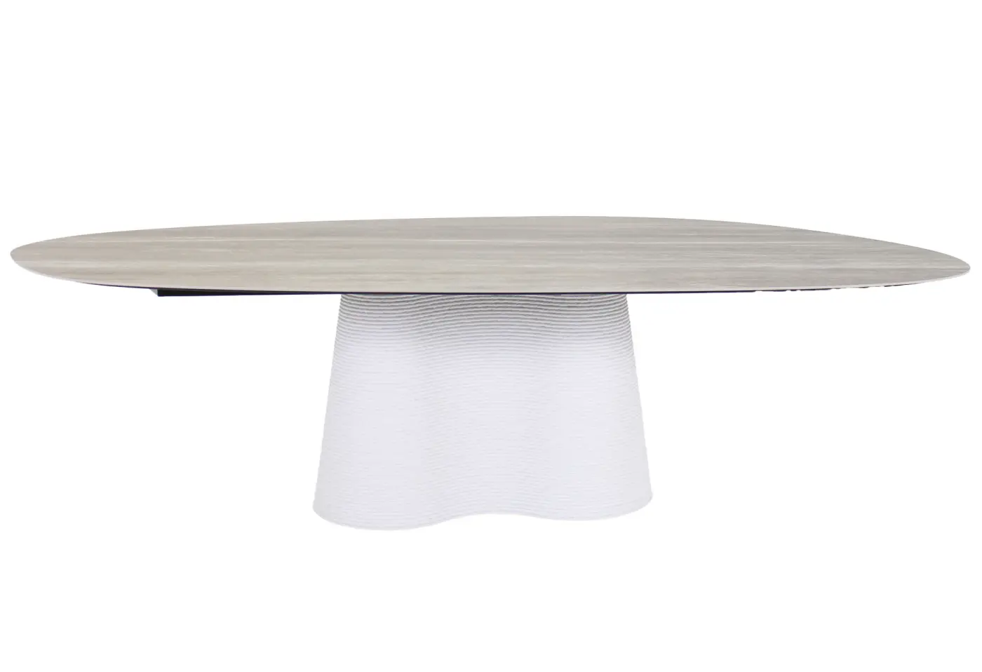 Tisch Coral Geo Gris von Zumsteg MDi 6 mm ca. 260x130cm