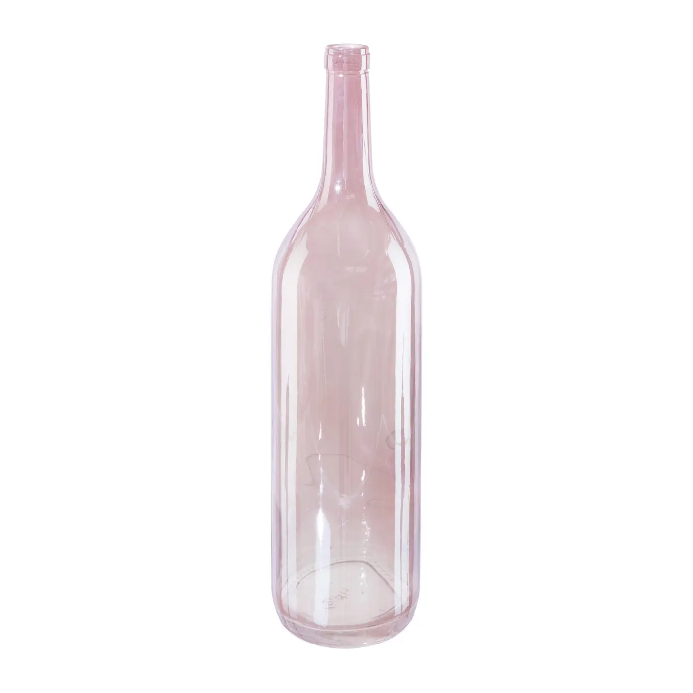 Flaschenvase 12x46cm LUSTER, rosa Rosa Glas ca. 46x12cm