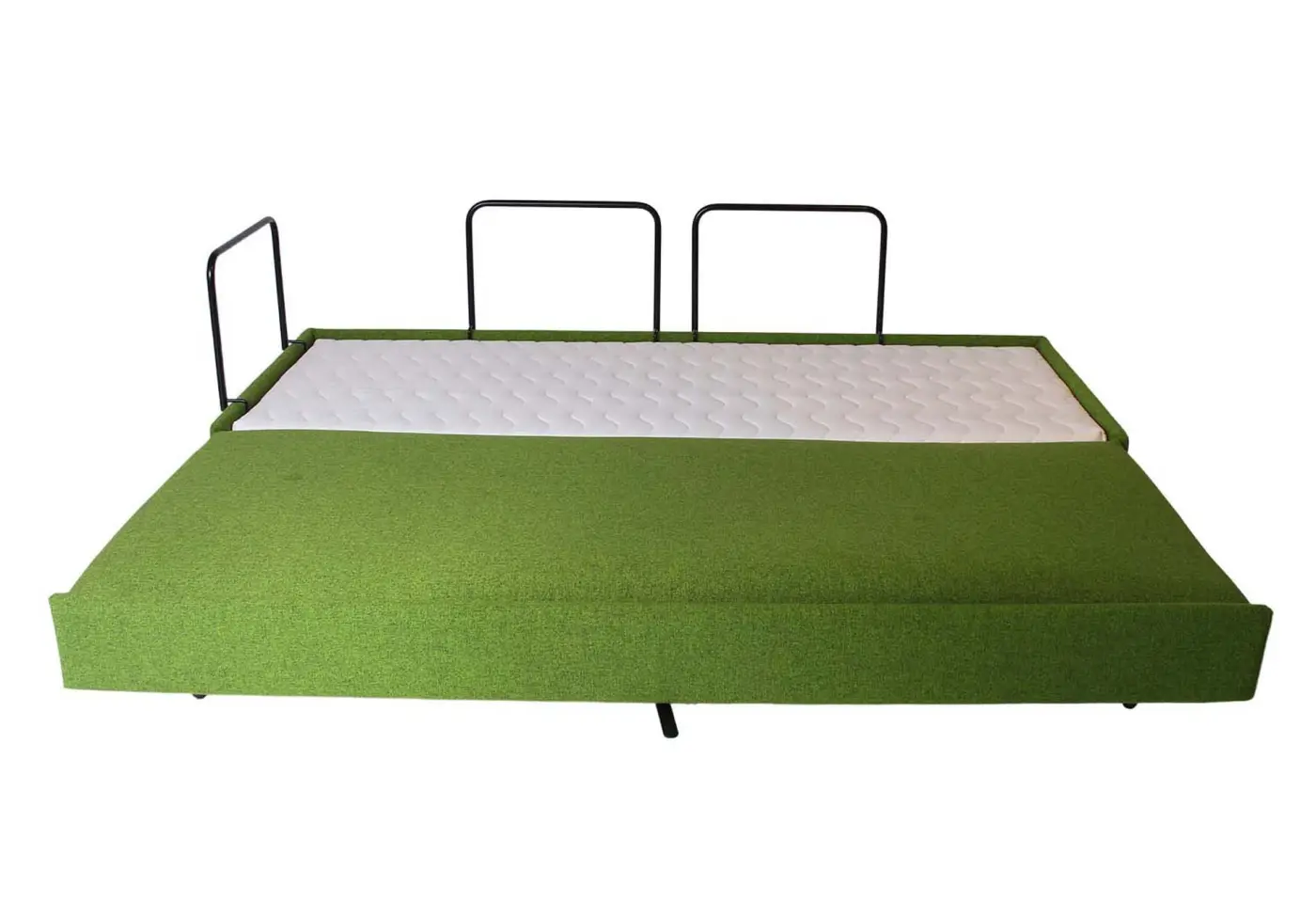 Bettsofa BED for Living Basis von Swiss Plus Sole col. 410 grün ca. 205x165x205 x80x85cm