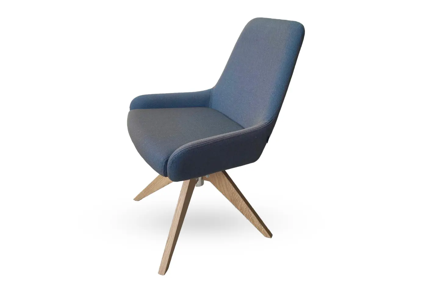Drehsessel Pendola Ozeanblau von Willisau Stoff Kvadrat ca. 58x83x61cm