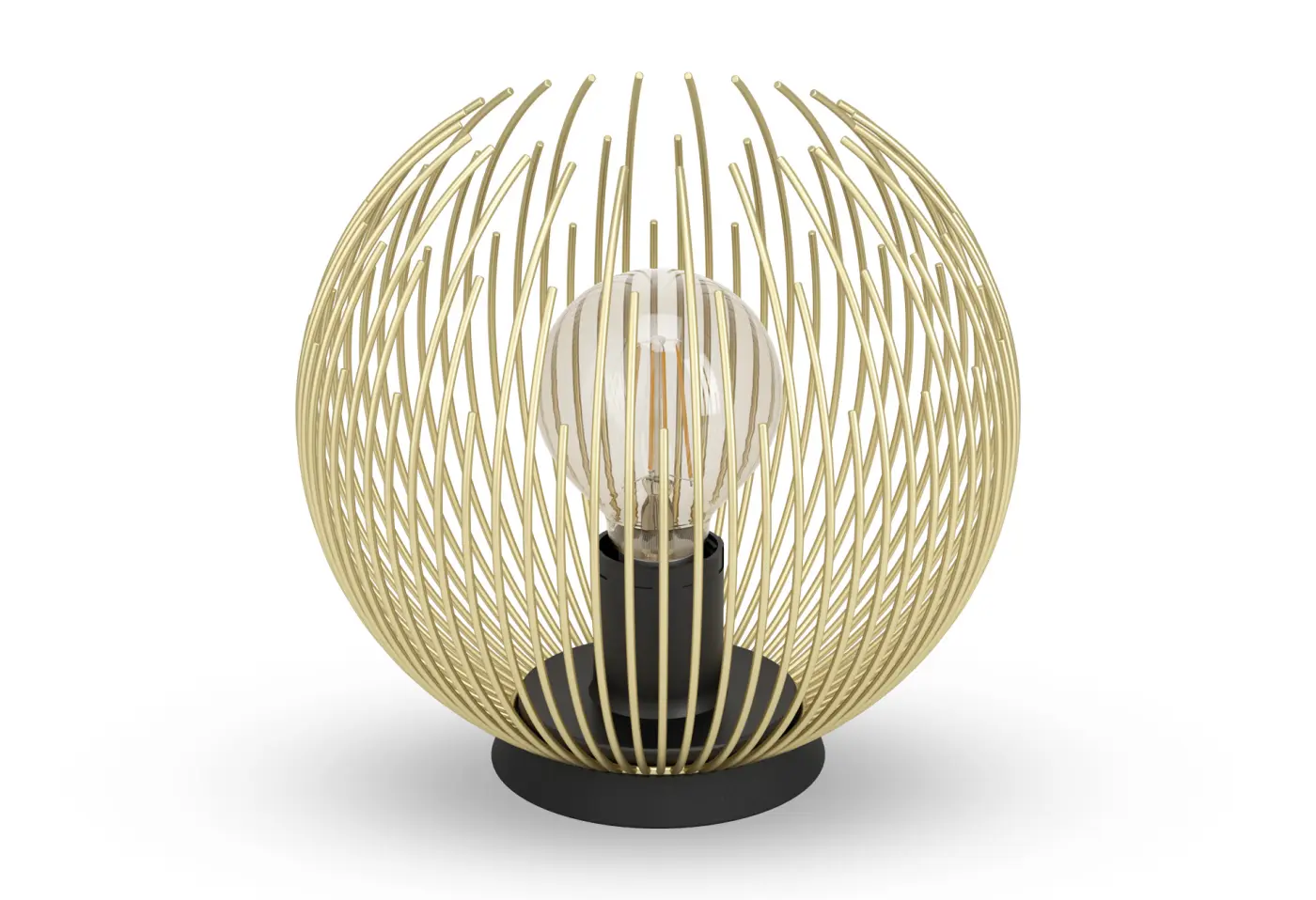 Tischleuchte 24463.2 schwarz/gold Stahl ca. 23,5x22,5cm