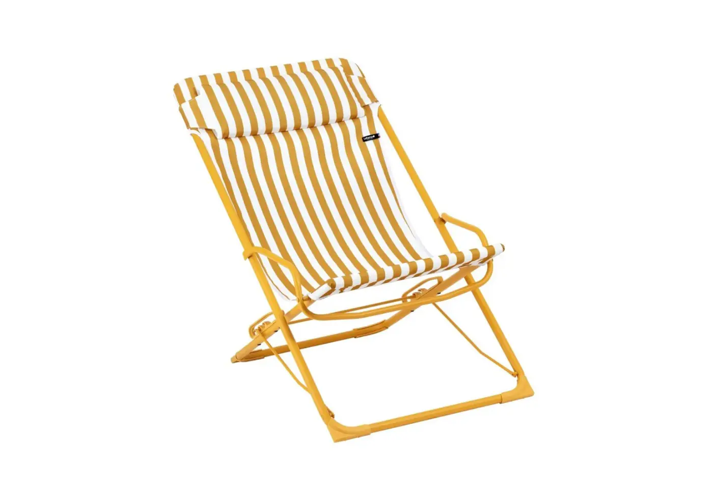Liegestuhl Transaswing Rayure Miel von Lafuma Airlon, 100% Polyester (abnehmbar und austauschbar) ca. 60x100cm