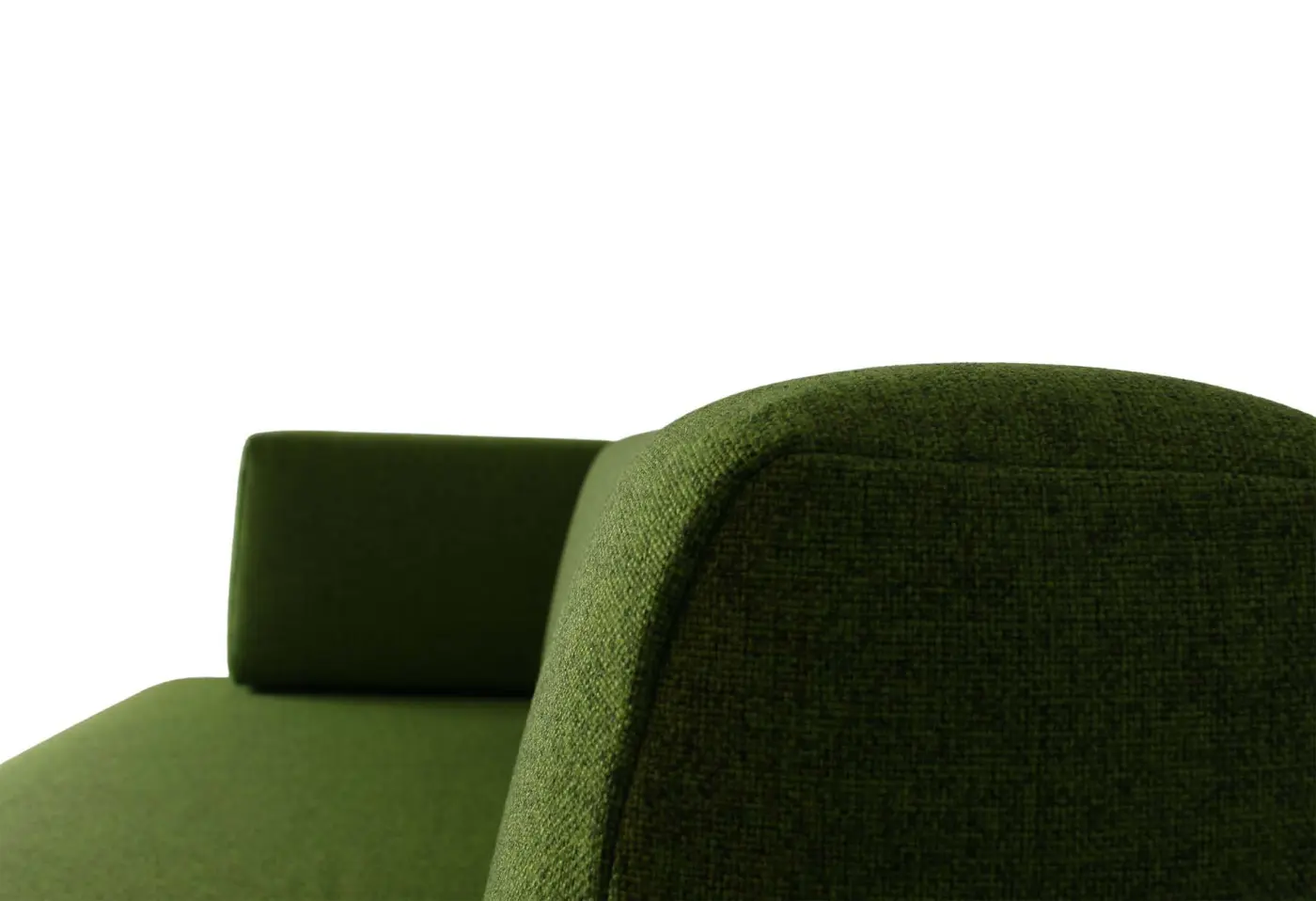 Bettsofa BED for Living Basis von Swiss Plus Sole col. 410 grün ca. 205x165x205 x80x85cm