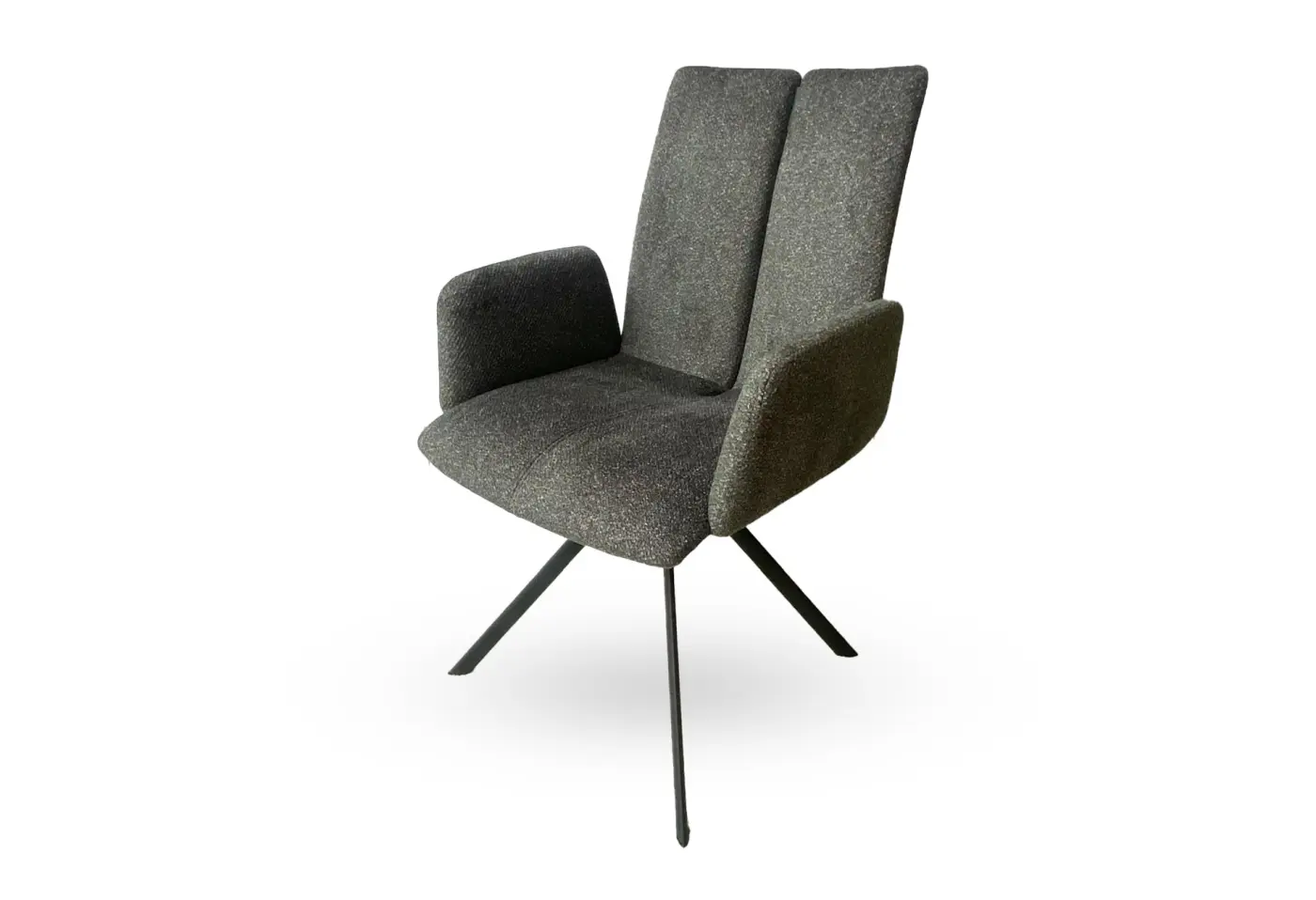 Sessel 23689.. Olivgrün Stoff ca. 55x92x61cm