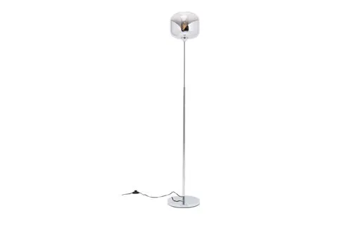 Stehleuchte 16544 Transparent, Silber Glas, Metall, Stahl ca. 25x160x25cm