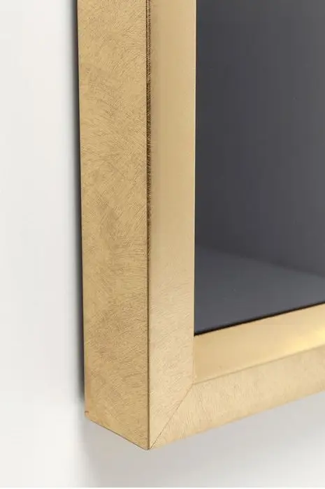Bild 16591 Schwarz, Gold Leinen, Polyresin ca. 115x115x5cm