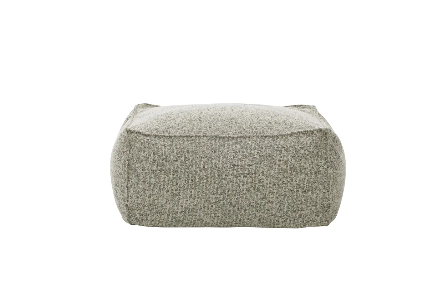 Hocker Roomio No. 4121 von Roomio Stoff Donna turtle melange mit Biese ca. 86x86cm