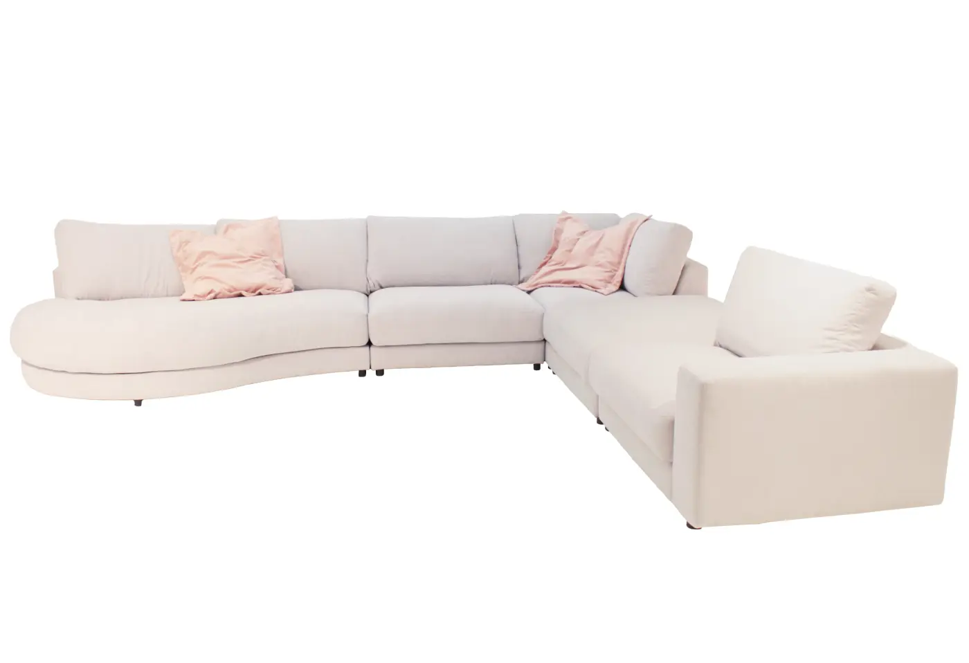 Polstergarnitur Hermance Matrix light blue ca. 405x345cm